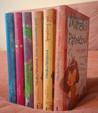 Celá séria kníh mirelka pátračová, 