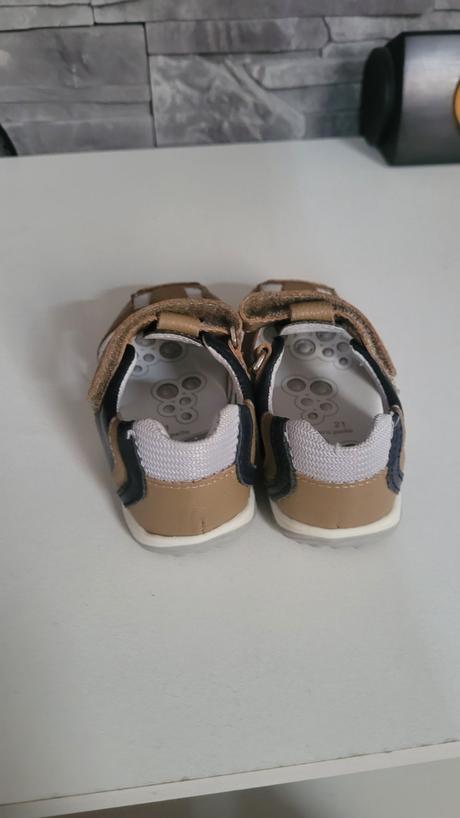 Kožené sandálky, chicco,21