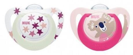 Nuk silikónový sumlík star day & night 6-18m, 2ks, nuk