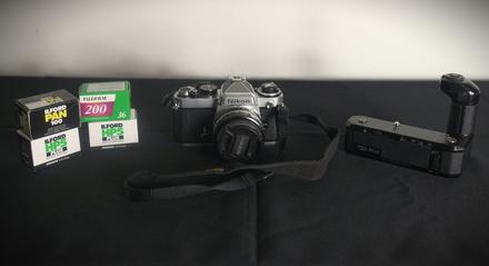 Nikon fe analogový zrkadlový fotoaparát, nikon