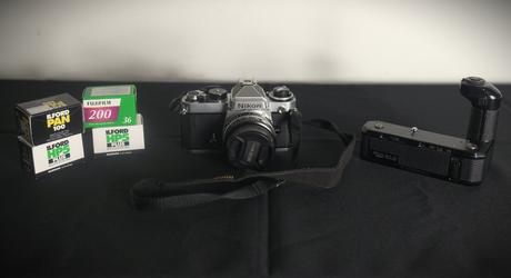 Nikon fe analogový zrkadlový fotoaparát, nikon