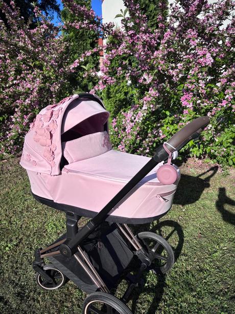 Cybex simply flowers light pink vanička 4.0, cybex,cybex priam 4