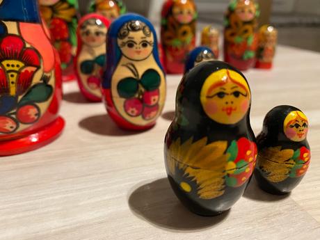Sada - krásne originál dovezené matriošky z ruska,