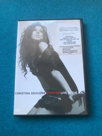 Dvd-christina aguilera-stripped-live in the u.k.,