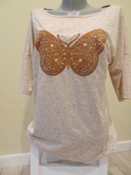 Tričko s motýľom, m