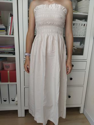 Šaty bez ramienok, h&m,xs