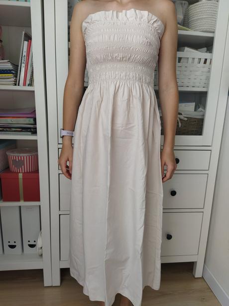 Šaty bez ramienok, h&m,xs