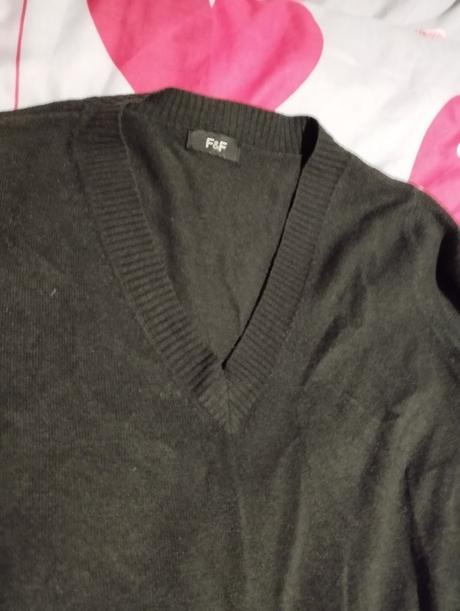 Čierny pulóver f&f -m, f&f,m