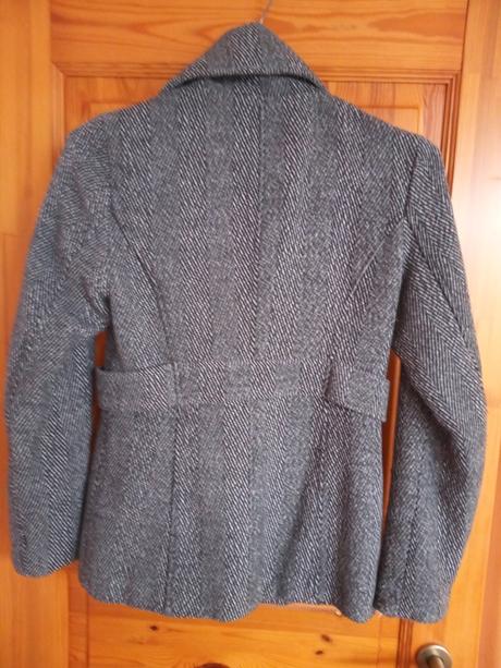 Kabát antracitová farba, gate,m