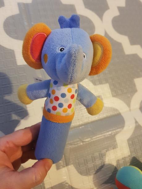 Nuk plyšová hračka domček a sloník,