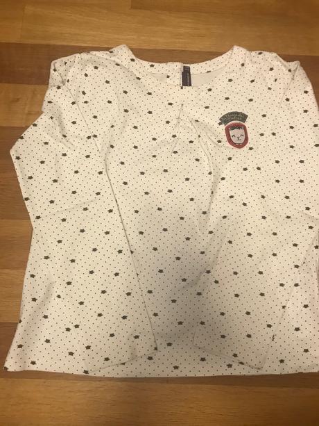 Nátelník s drobnými mačičkami, sergent major,140