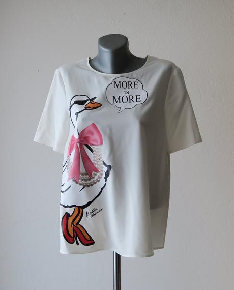 Dámsky luxusný top/blúzka boutique moschino, moschino,m