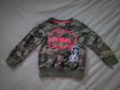 Krasna bavlnena maskacova mikina, next,98