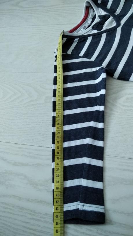 Pruhované tričko s mašličkou, pepco,116