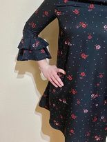 Kvetinové šaty, terranova,xs