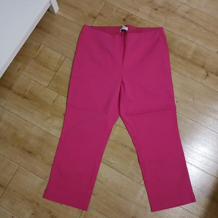 Cyklámenové cigaretové nohavice/jeggins, tchibo,46