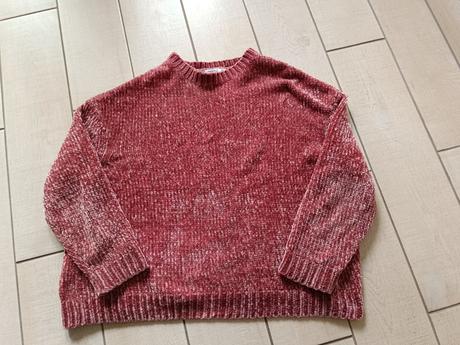 Velurovy oversize sveter, pull&bear,s