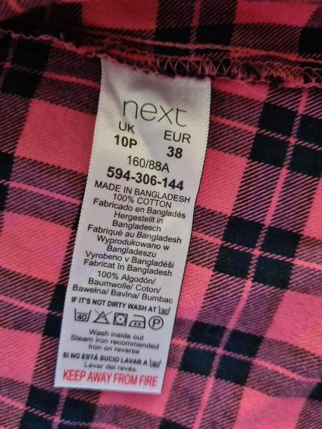 Káro košeľa, next,m / s