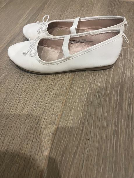 H&m biele baletky baleríny topánky č. 33, h&m,33