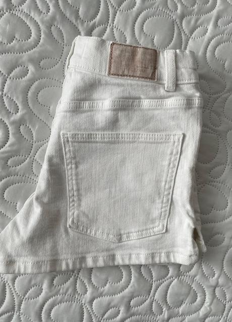 Šortky biele riflové zara kraťasy, zara,152