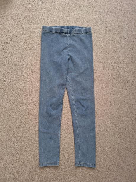 Džínsové legíny 122, h&m,122