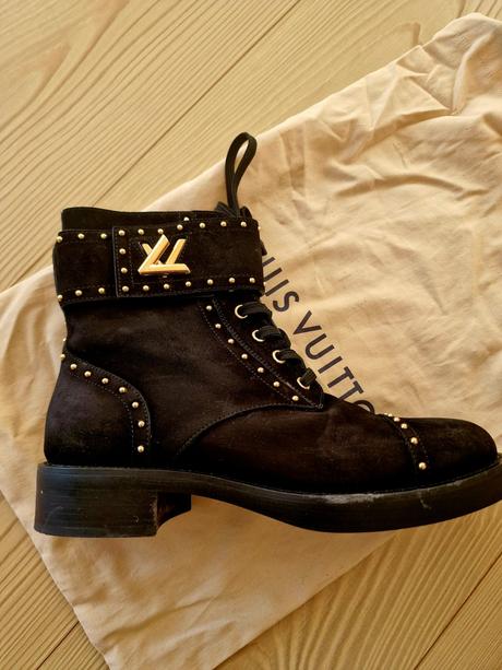 Louis vuitton topánky wonderland flat suede ranger, louis vuitton,41
