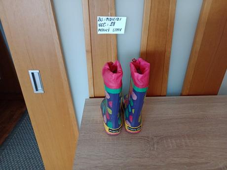 Dievčenské gumáky zn.pidilidi veľ.28, 28