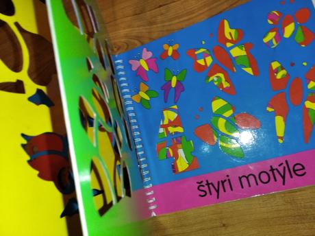 Kniha obkreslovačiek - čísla,