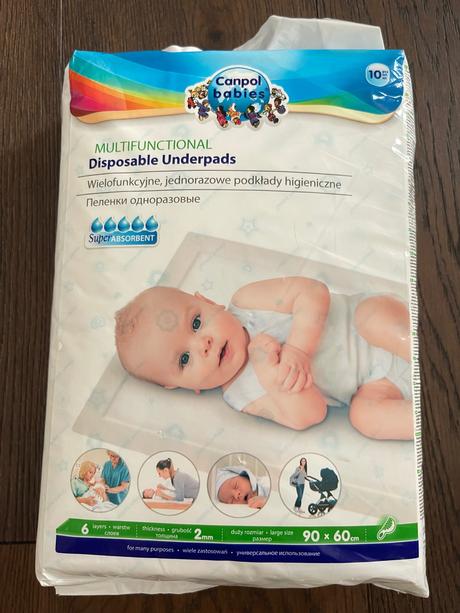 Canpol babies jednorazové prebaľovacie podložky, 