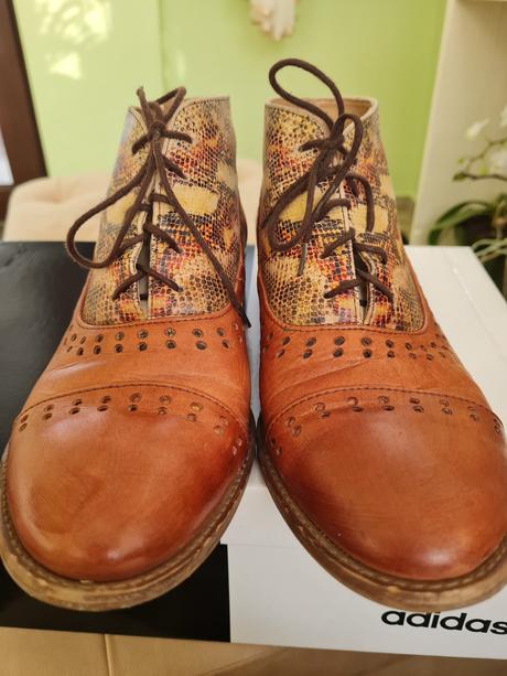 Kožené topátky č.38, 38