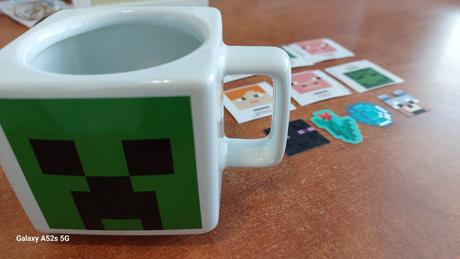 Minecraft hrnček, nálepky, nažehľovačky, 