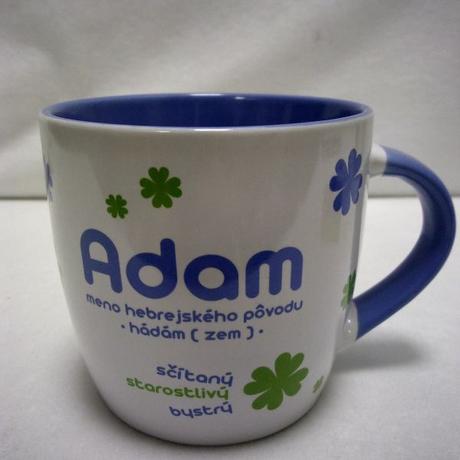 Hrnčeky s menom - filip, adam...,