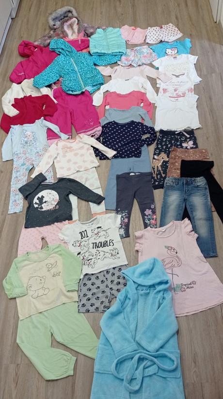 Predám oblečenie pre dievčatko veľkosť 98, 86–98