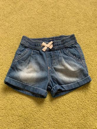 Riflové kraťasky, zn. h&m, v. 74, h&m,74