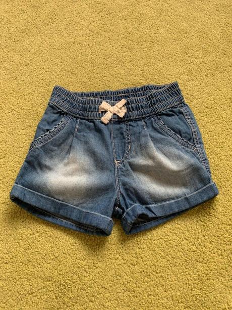 Riflové kraťasky, zn. h&m, v. 74, h&m,74