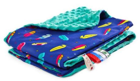 Sensillo deka minky 75x100 cm modra, 