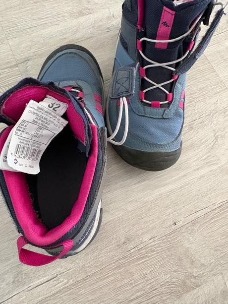 Dievčenské outdoorové topánky, quechua,32