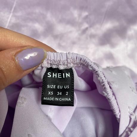 Shein dolly puff sleeve dress šaty, xs