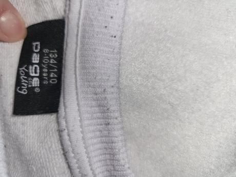 Biela mikina 134/140, 140