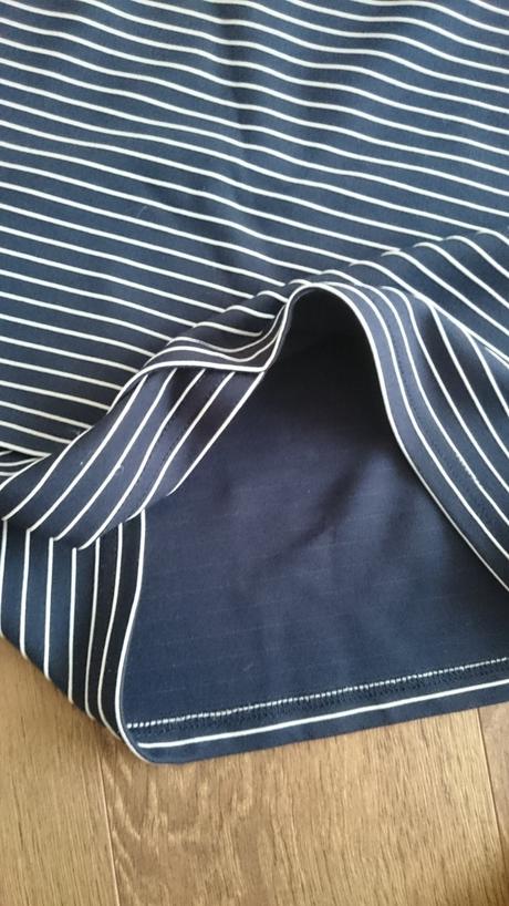 Elastická tmavomodrá sukňa, tom tailor,s