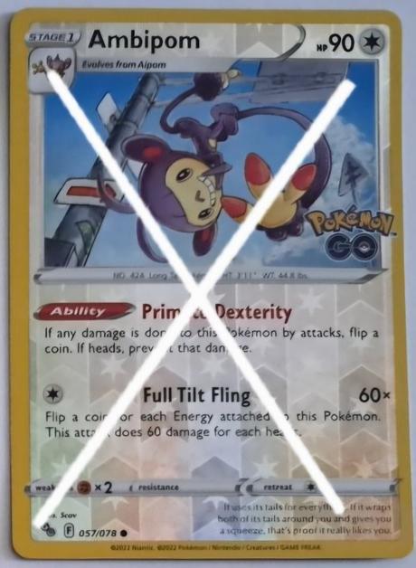 Pokémon karty "pokémon go" (9),