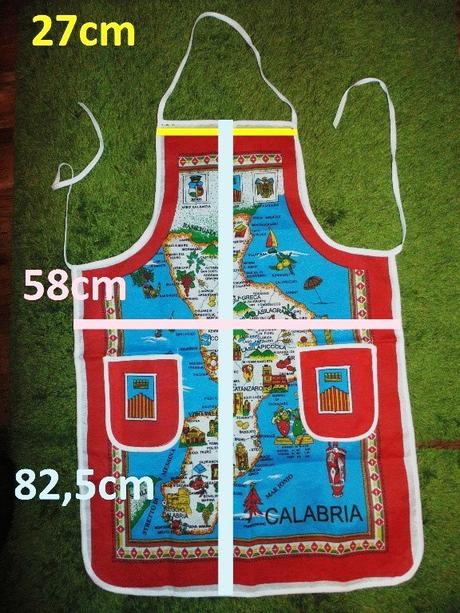 Kuchynská zástera kalábria, 