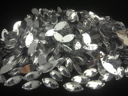 Našívacie kamienky 7x15 mm, 