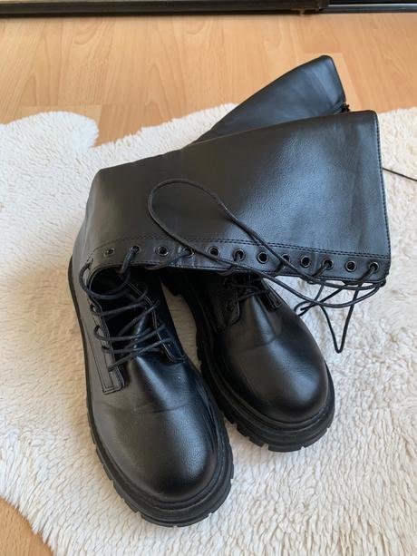 Dámske koženkové čižmy, 41