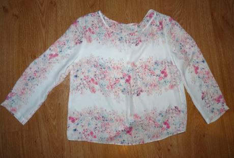 Kvietková blúzka, bershka,m