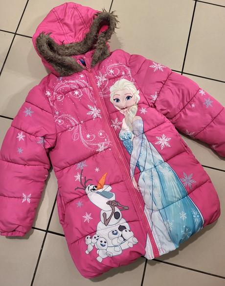 Zimná bunda disney elsa frozen 134 na 8 rokov, disney,134