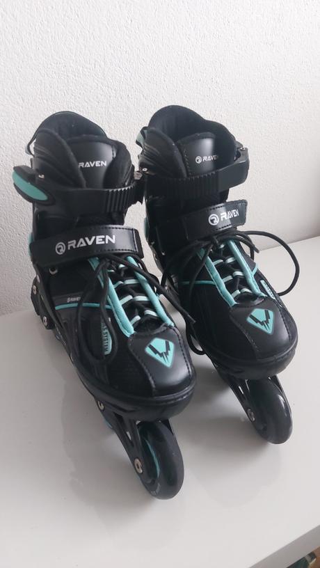 Korčule 2v1 raven pulse black/cyan, 33