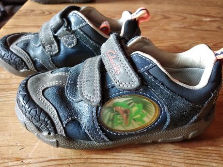 Kožené topánky na dvor, clarks,24