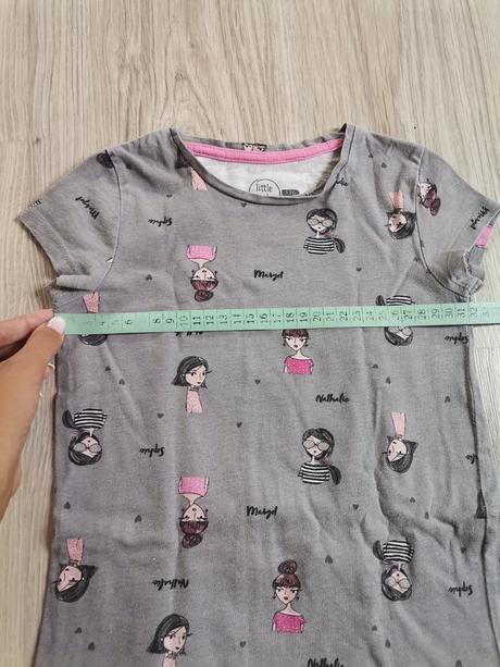 Dievčenské sivé tricko, sinsay,116