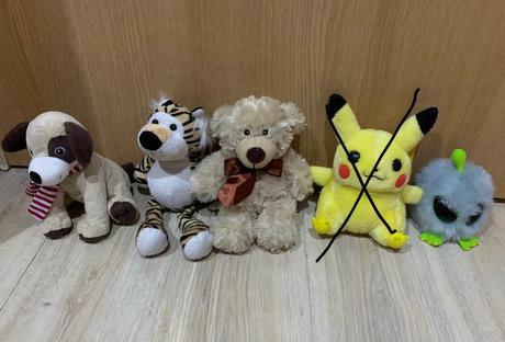 Plysaky pes tiger maco,